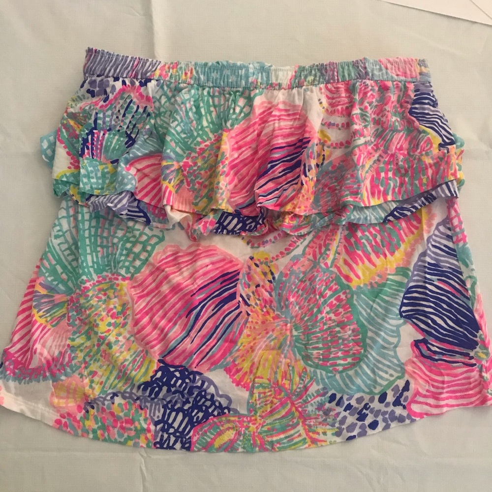 Lilly Pulitzer strapless top in XL